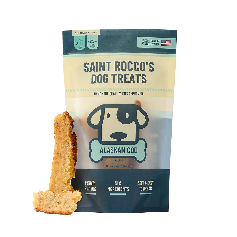 Saint Rocco's Alaskan Cod Dog Treats (8oz)