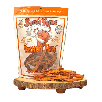 Sam's Yams Dog Treat Bichon Fries Sweet Potato Dog Chews