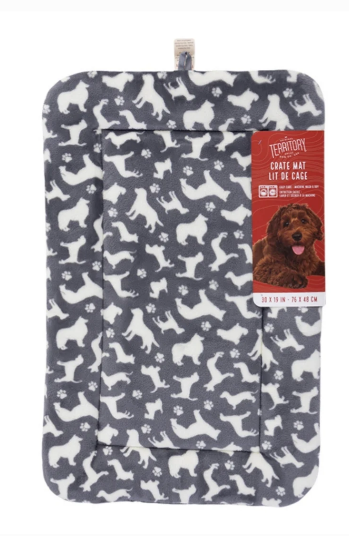 Territory Crate Classic Mat for Dogs (Medium, 19x30x2")