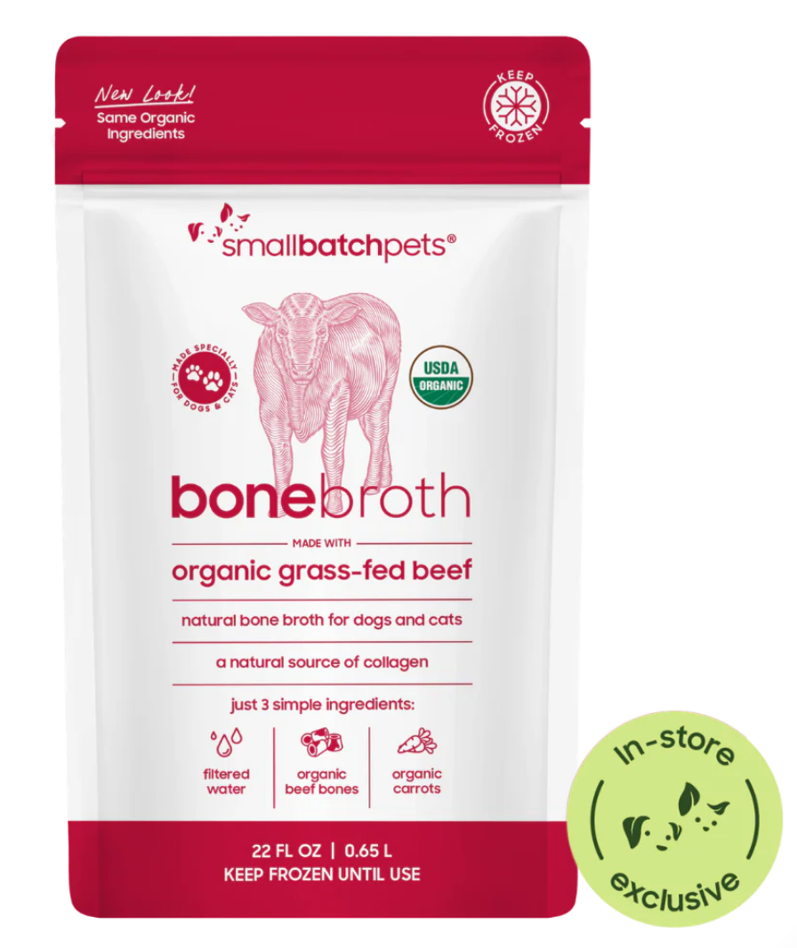 Smallbatch Frozen Beef Bone Broth For Dogs & Cats (22oz)