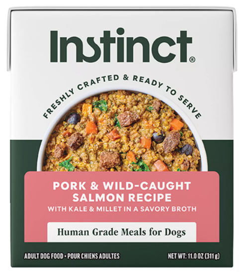 Instinct Freshly Crafted Pork & Wild Caught Salmon Wet Dog Food (11oz)