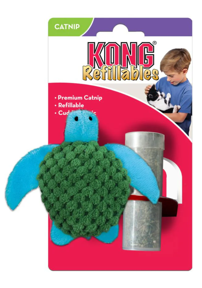 Kong Refillable Turtle Catnip Cat Toy