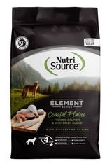 NutriSource Element Coastal Plains Turkey, Salmon & Whitefish Blend Dry Dog Food (4lb bag)