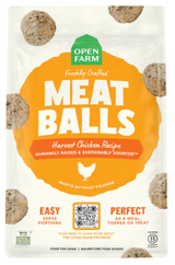 Open Farm Frozen Gently Cooked Meat Balls Harvest Chicken Dog Food (14oz Bag)