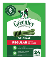 Greenies Dental Treats Original Regular for Dogs (24oz box)