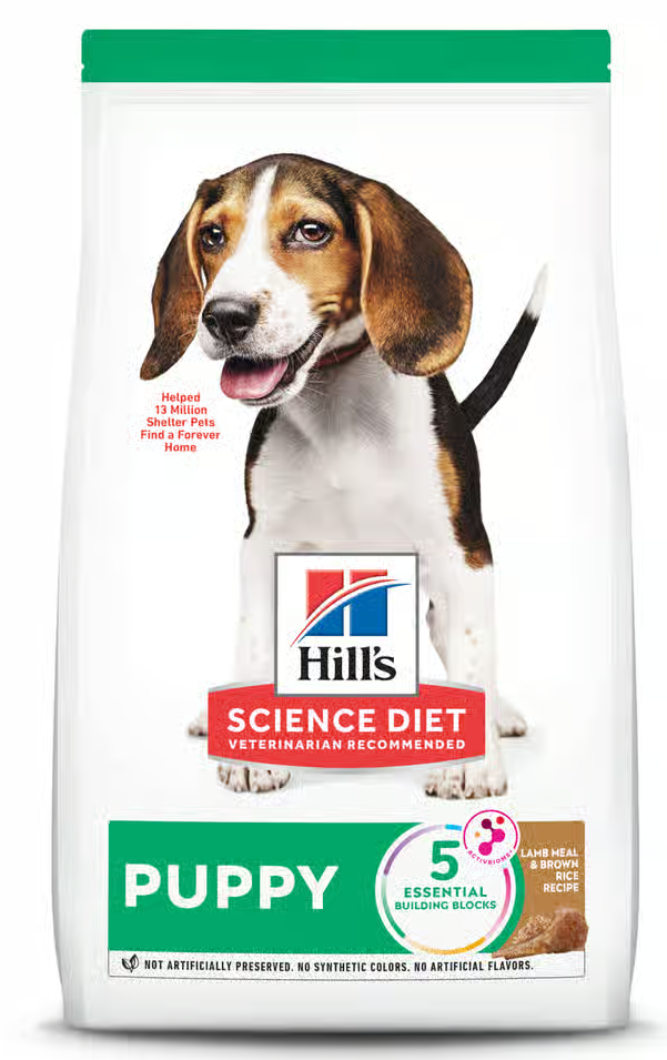 Hill's Science Diet Puppy Lamb Meal & Brown Rice Recipe Dry Dog Food (4lb bag)