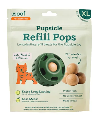Woof Pupsicle Beef & Peanut Butter Dog Treats (X-Large- 5 pack)