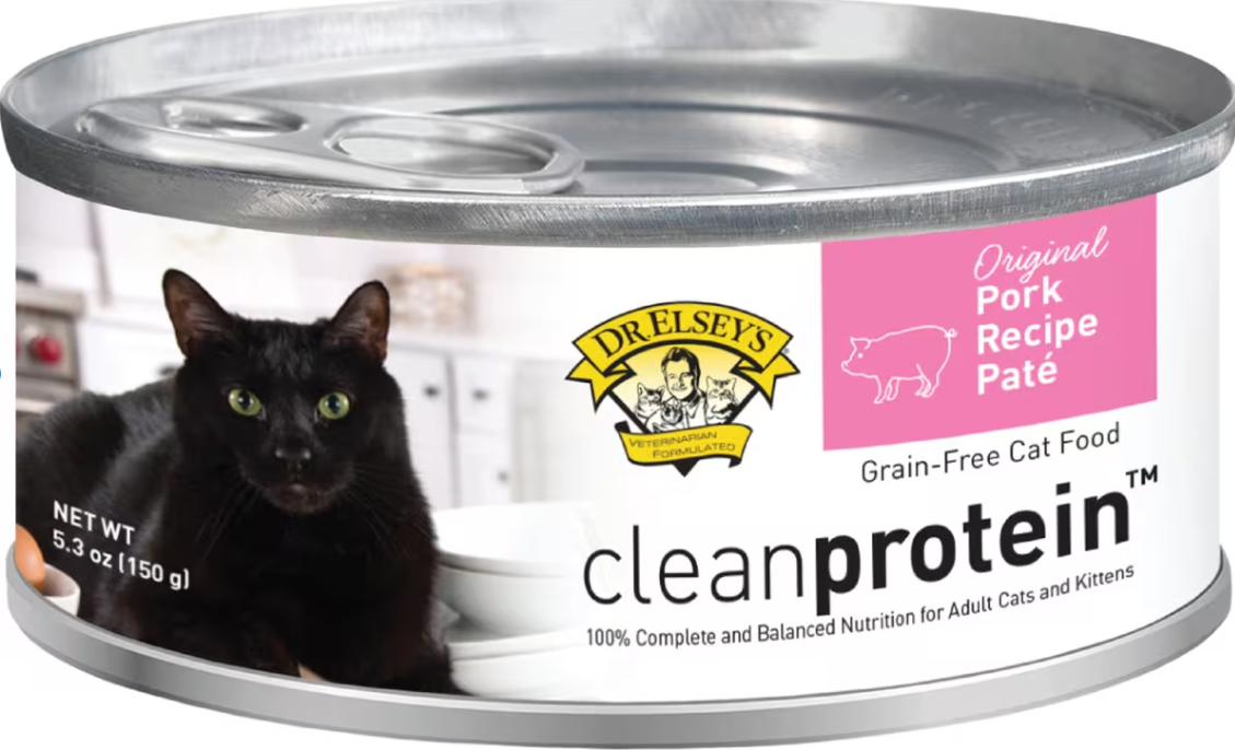 Dr Elsey's Clean Protein Pork Recipe Pate Wet Cat Food (5.3oz can)