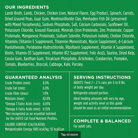 Instinct C het lamsvleis in sous 3oz gevlok