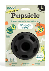 Woof Pupsicle Power Chewer Dog Toy (Black - Large)