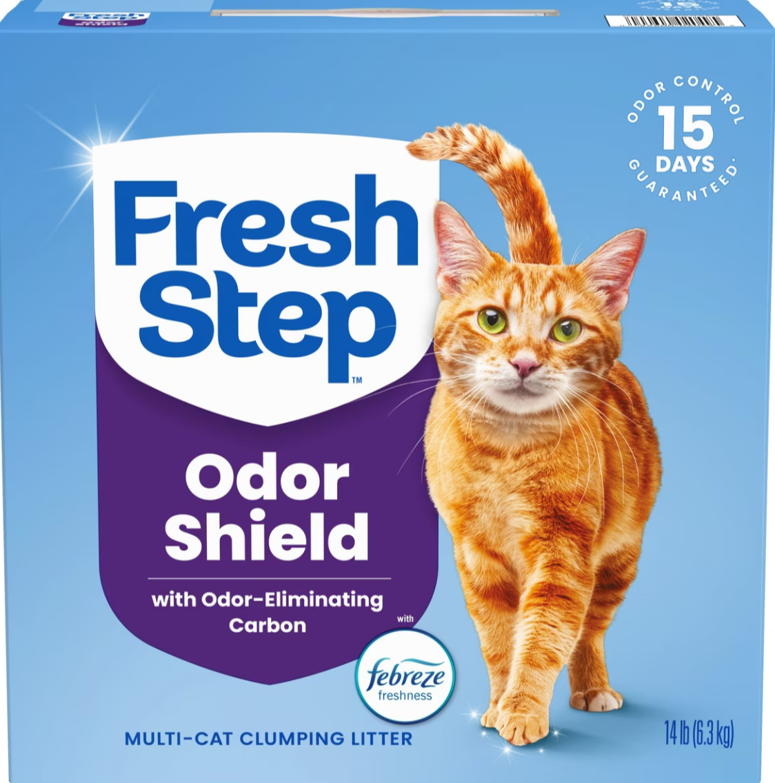 Fresh Step Multi Cat Febreze 14 libras