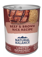 Natural Balance Limited Ingredient Beef & Brown Rice Wet Dog Food (13oz Can)