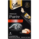 Sheba Puree Roasted Chicken Flavor Cat Treats (4 count)