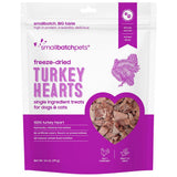 SmallBatch Dog Treat Freeze-Dried TurkeyHearts
