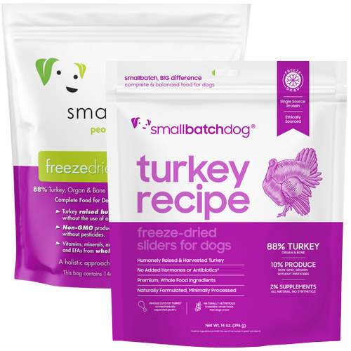 SmallBatch 冻干狗粮 TurkeyBatch Sliders