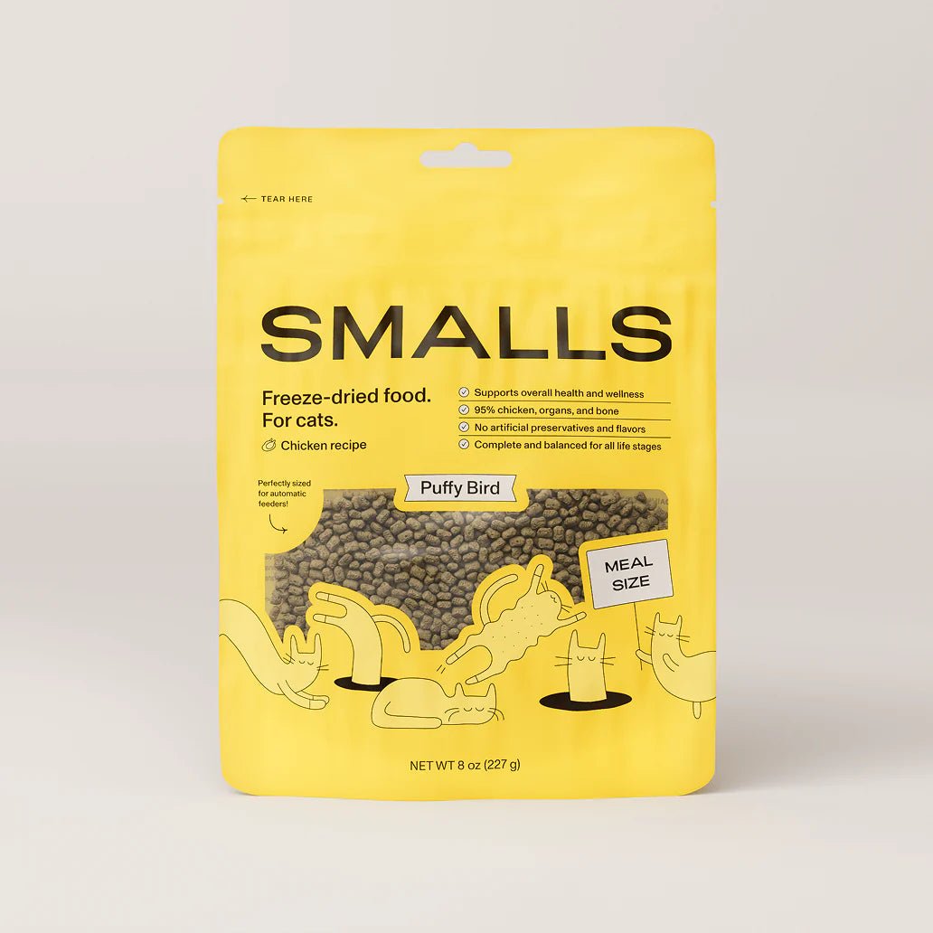 Smalls Freeze Dried Food Chicken Cat Food (8oz Bag)