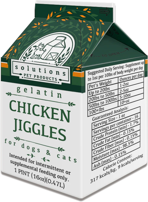 Solutions Frozen Gelatin Chicken Jiggles 16oz