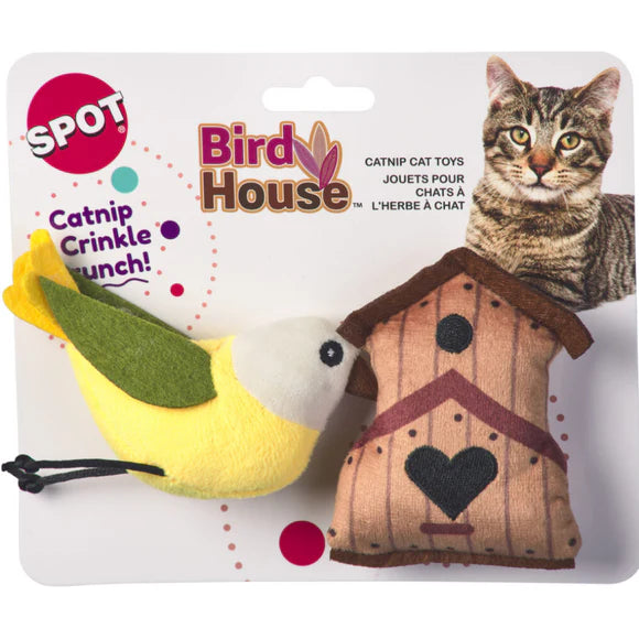 Spot Bird House Cat Toy - Assorted Styles (2 Pack)