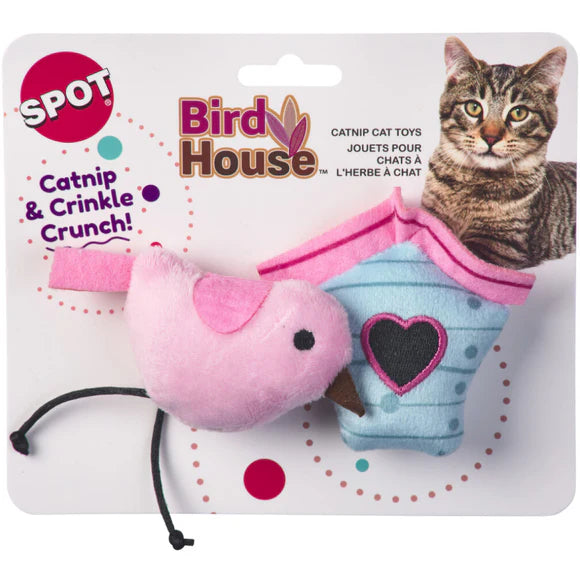 Spot Bird House Cat Toy - Assorted Styles (2 Pack)