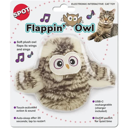 Spot Flappin' Owl Cat Toy