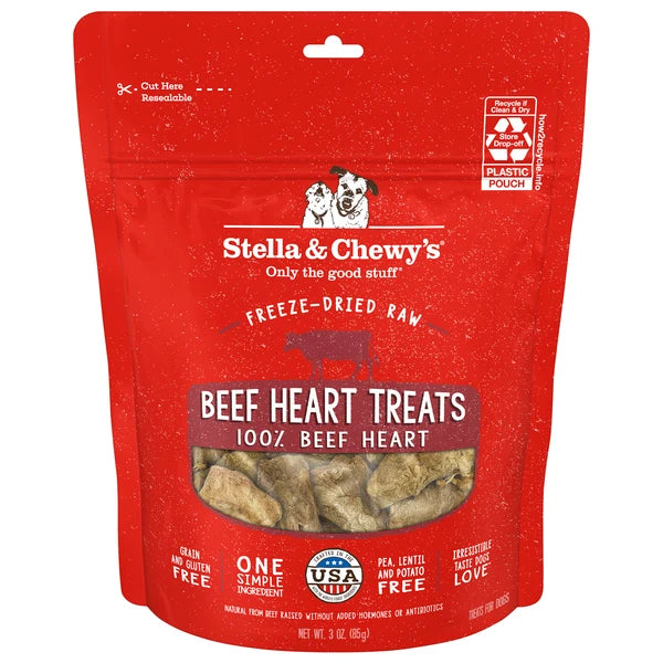 Delicias de corazón de res D FD de Stella & Chewy, 3 oz