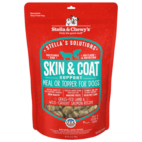 Stella & Chewy's D FD Stella's Solutions Soporte para piel y pelaje Cordero/salmón 4,25 oz