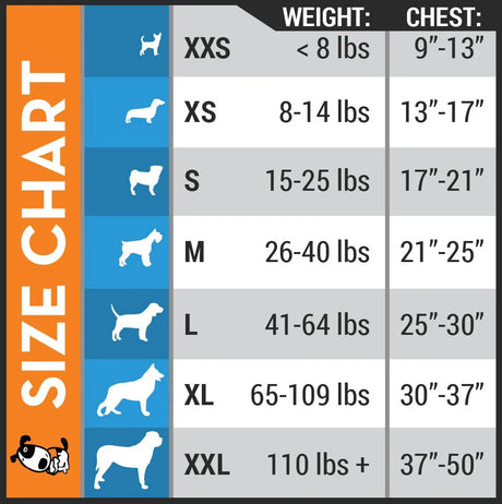 ThunderShirt Sport Anxiety Vest Platinum with Tangerine Trim