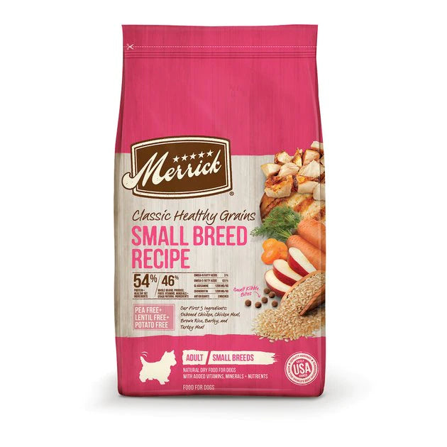 Merrick Classic Healthy Grains Small Breed Recipe Dry Dog Food (4lb Bag)