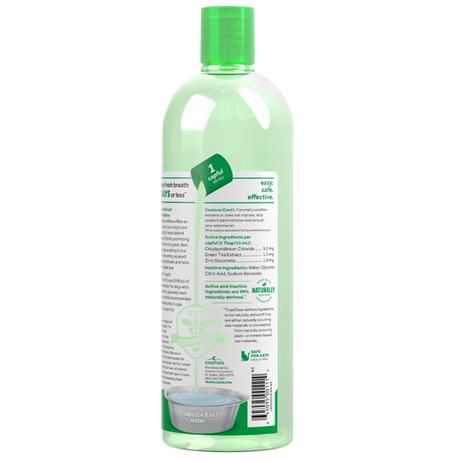 Tropiclean Fresh Breath Oral Care Water Additive for Dogs & Cats (8oz)