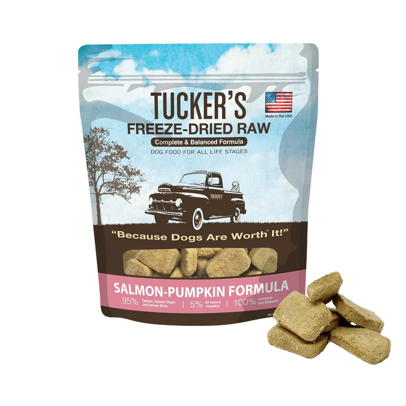 Tucker's Salmon Pumpkin Formula Freeze-Dried Dog Food (12oz bag)