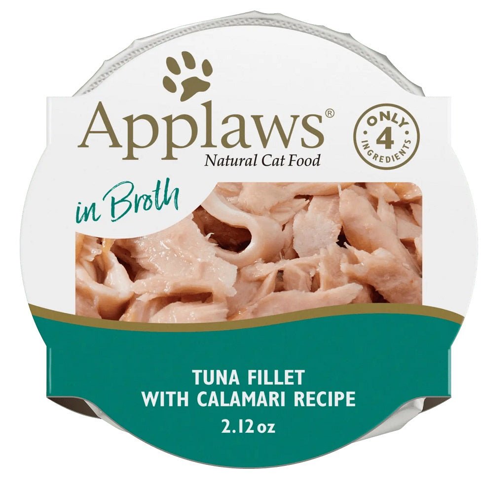 Applaws Wet Cat Food Tuna Fillet with Calamari Recipe in Broth