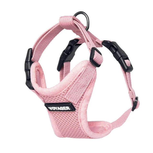 Voyager Cat Harness & Leash Step-In Air Pink with Pink Trim (XXS)