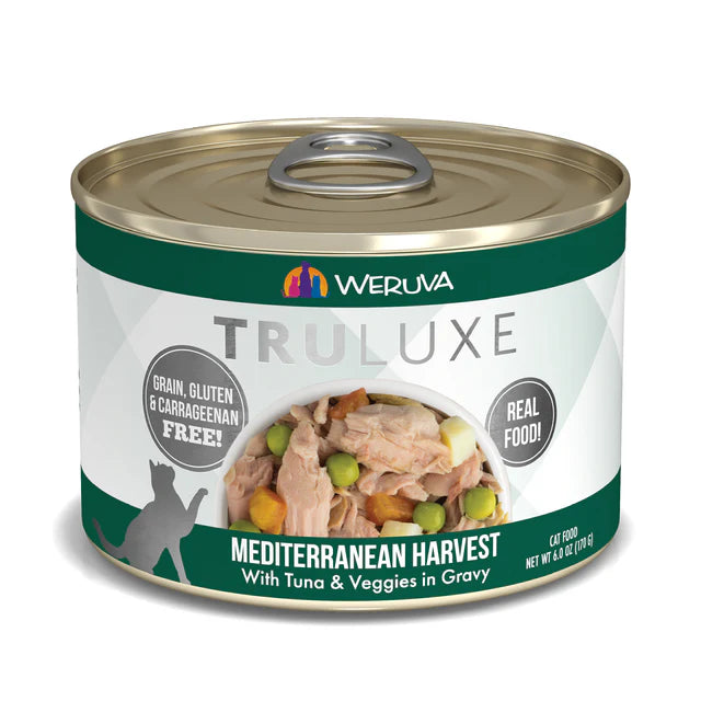 Weruva Cat Wet Food TruLuxe Mediterranean Harvest Tuna & Veggies in Gravy 6oz