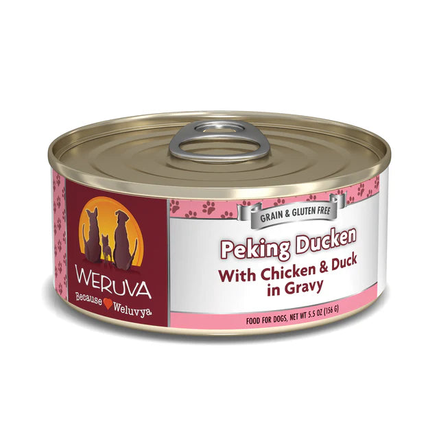 Weruva Dog Wet Food Classic Peking Ducken Chicken & Duck in Gravy 5.5oz