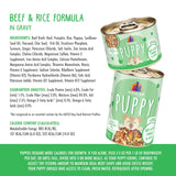 Weruva Puppy Wet Food Beef & Rice In Gravy 6oz