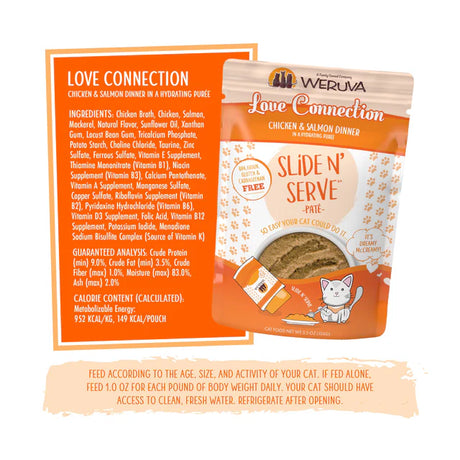 Weruva CP SnS Love Connection Paté de pollo y salmón 2,8 oz