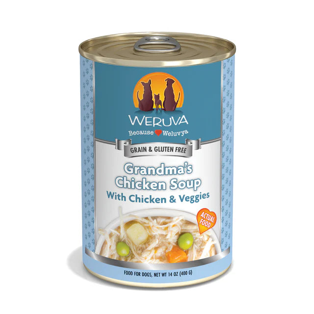 Sopa clásica de pollo de la abuela Weruva Dog Pollo/vegetales