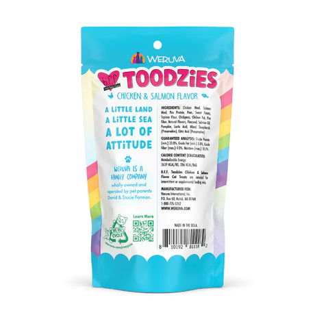 Weruva Cat Treats Toodzies Chicken & Salmon 2oz