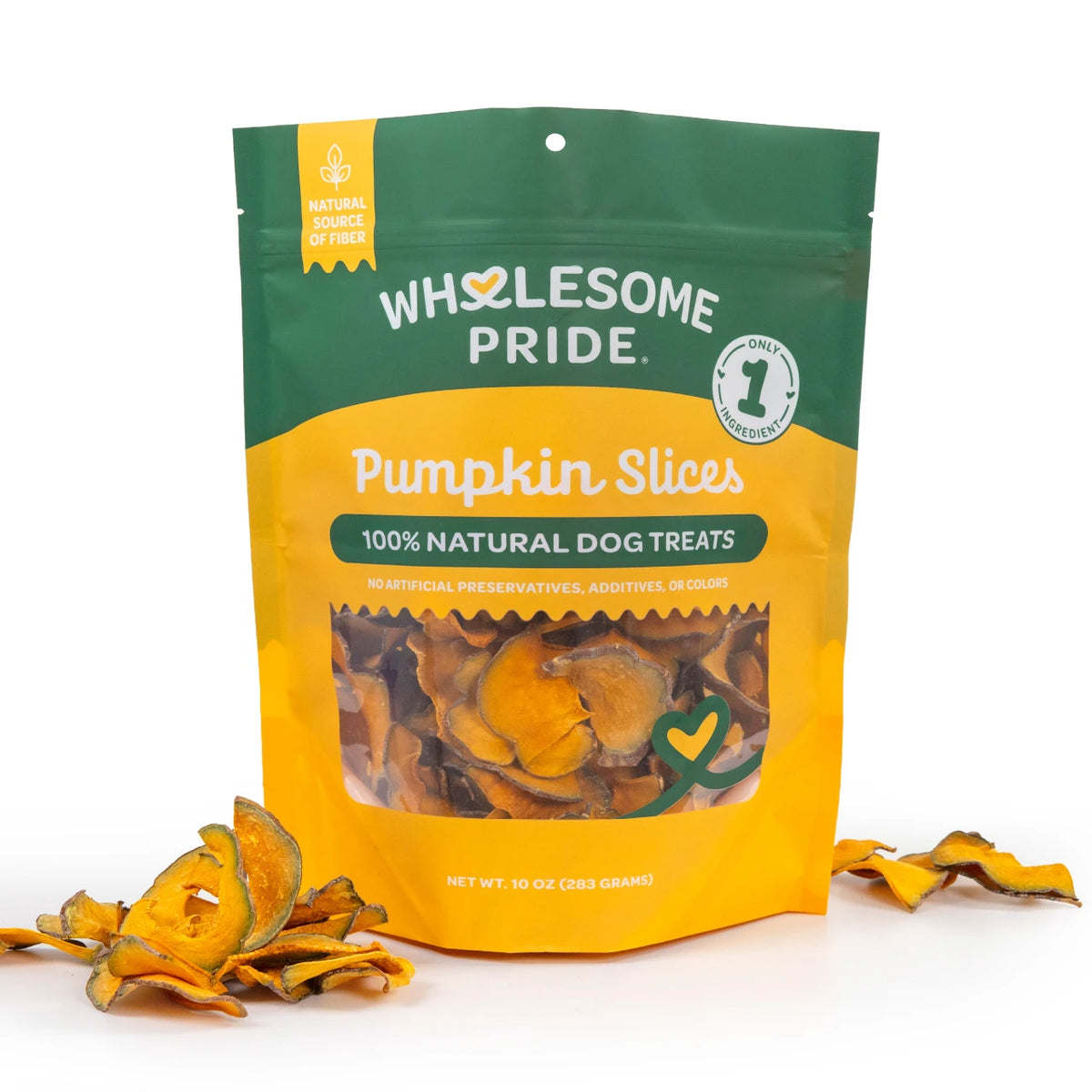 Wholesome Pride Pumpkin Slices Dog Treat (10oz bag)