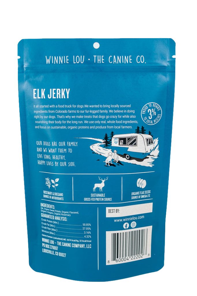 Winnie Lou Elk Jerky 2.5oz
