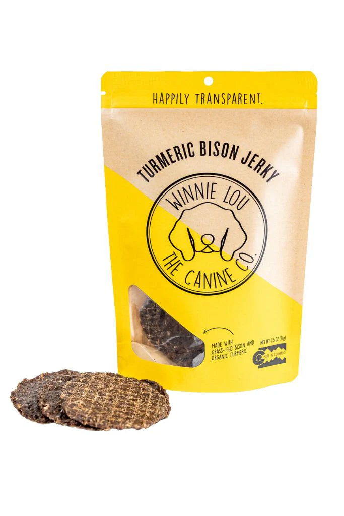 Winnie Lou Turmeric Bison Jerky 2.5oz