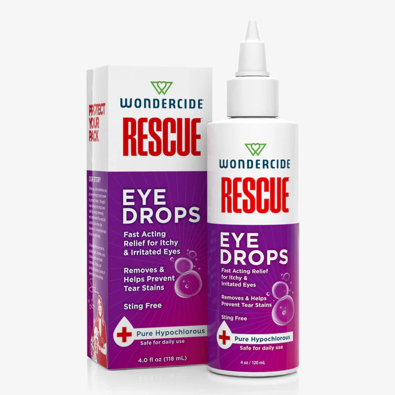 Wondercide Rescue Eye Drops for Dogs & Cats (4oz bottle)