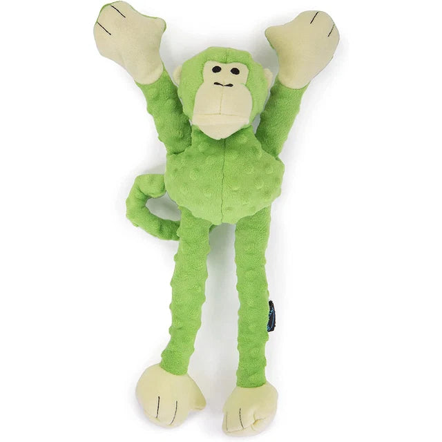 Worldwise goDog Crazy Tugz Monkey Chew Guard Dog Toy