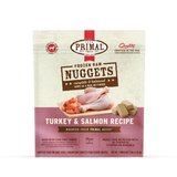 Primal Frozen Raw Nuggets Turkey & Salmon Dog Food (3lb bag)