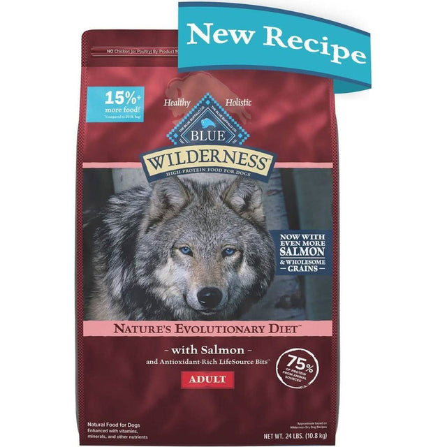 Blue Buffalo Dry Dog Food Wilderness Adult Salmon