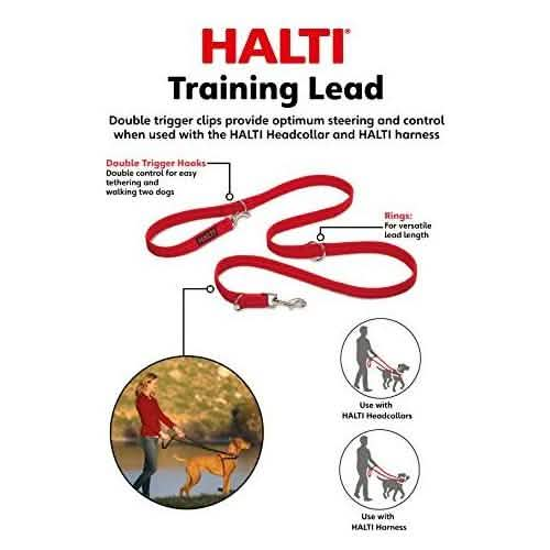 Halti Small Red Dog Training Harness Leash