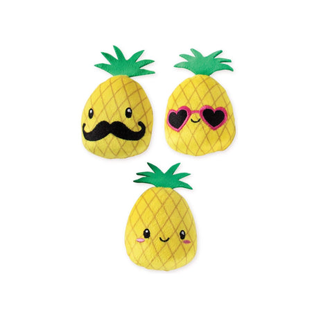 Fringe Studio Pineapple X-Small 3-Pack for Cats and Dogs