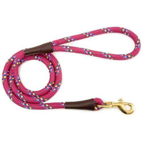 Mendota Small Snap Leash Ruby 3/8 x 6'