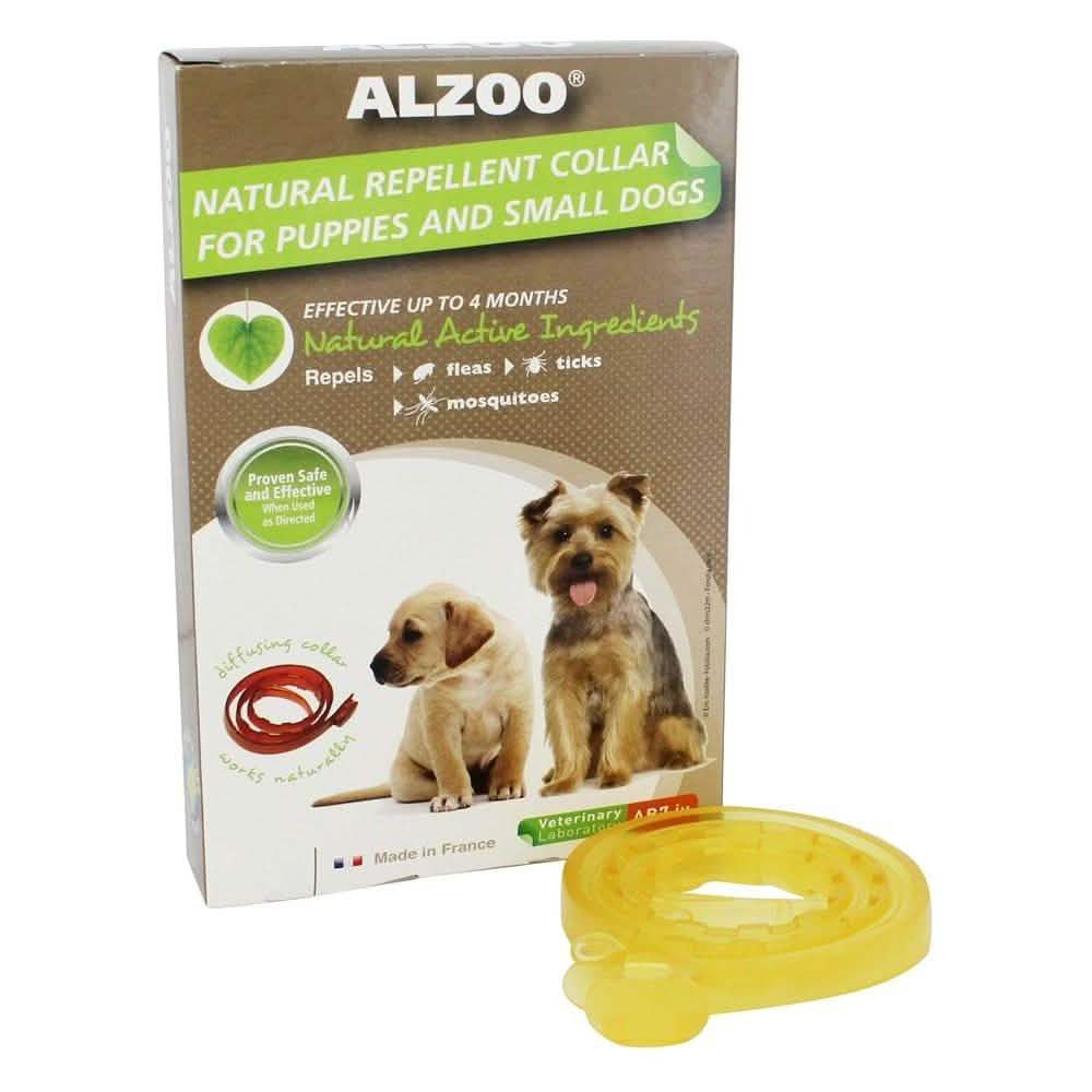 Alzoo Natural Flea & Tick Collar for Puppies and Small Dogs - 1 Count