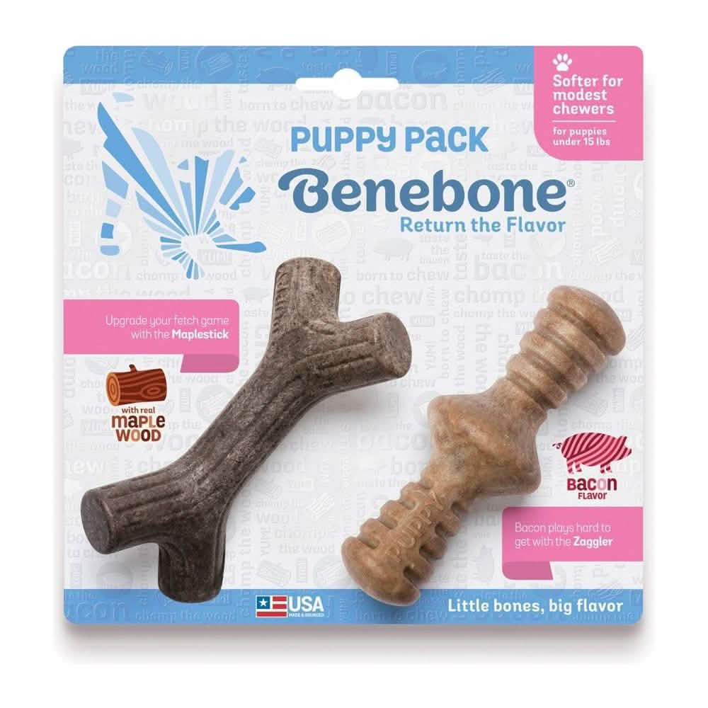 Benebone Puppy Pack Bacon 2pk